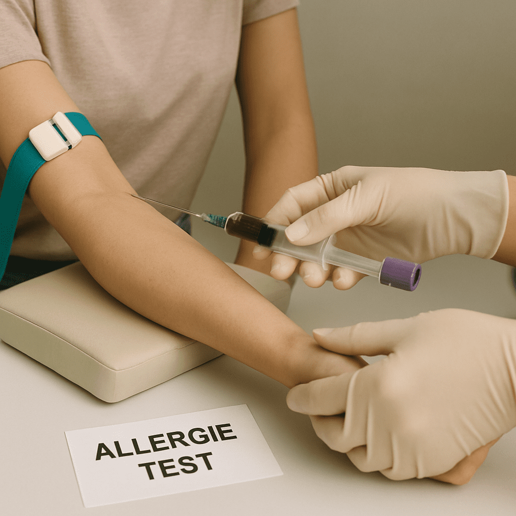Blutentnahme für Allergietest